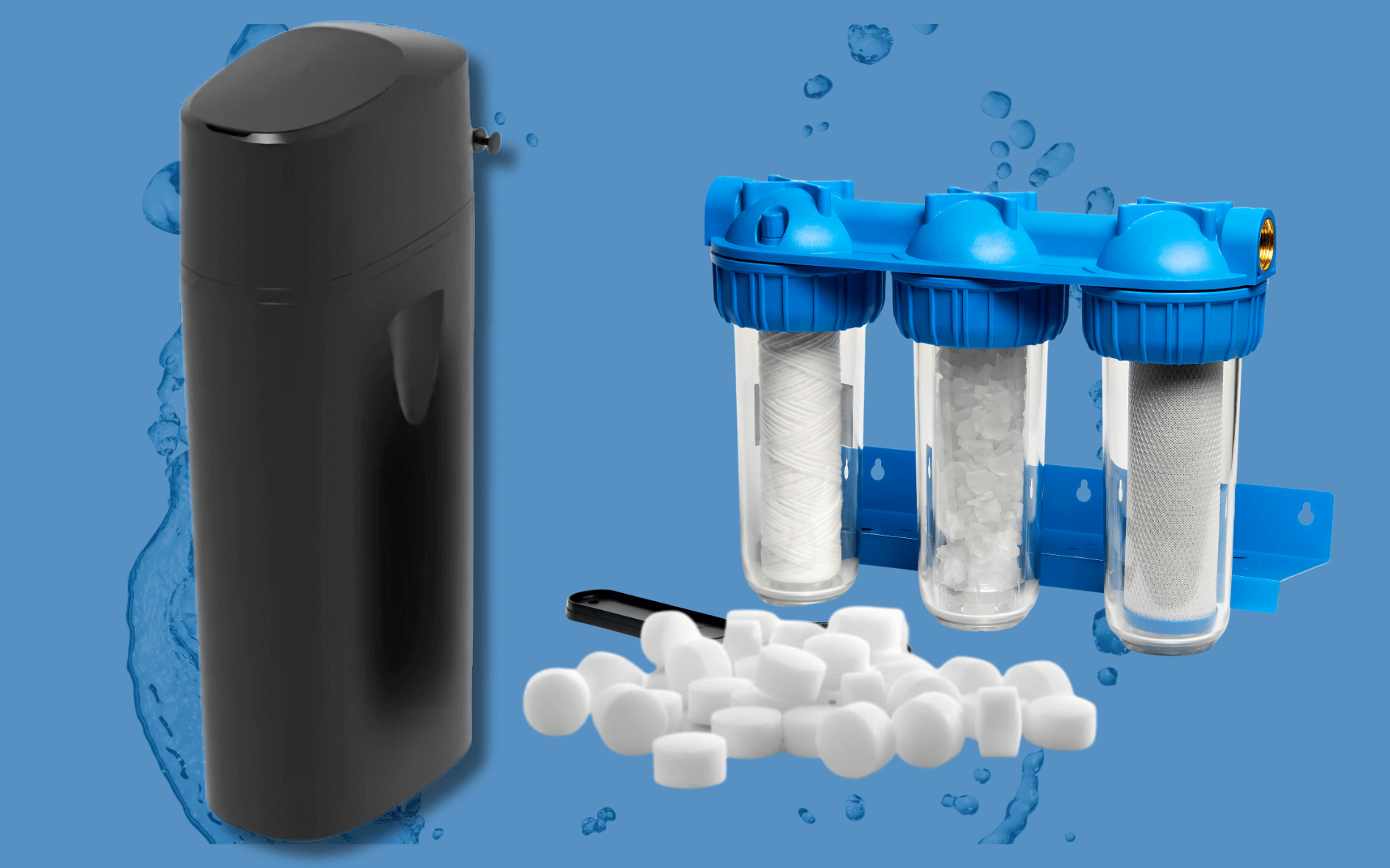 mehčalna naprava in filtri za vodo