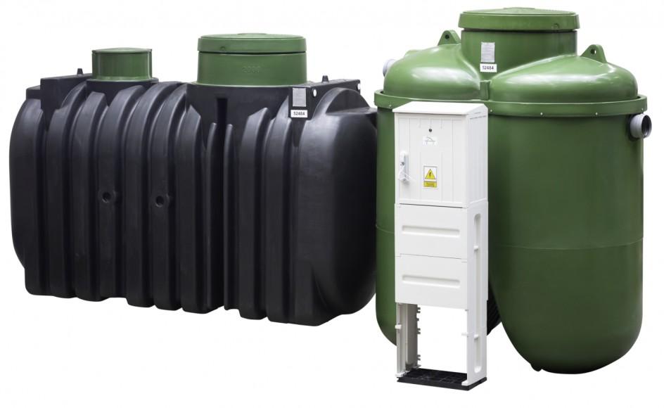 mala komunalna čistilna naprava - prerez