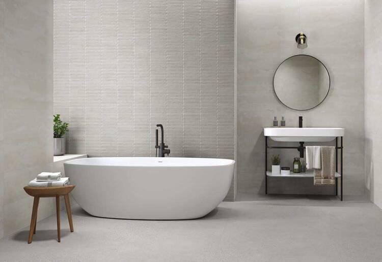 kopalniške ploščice v beli barvi