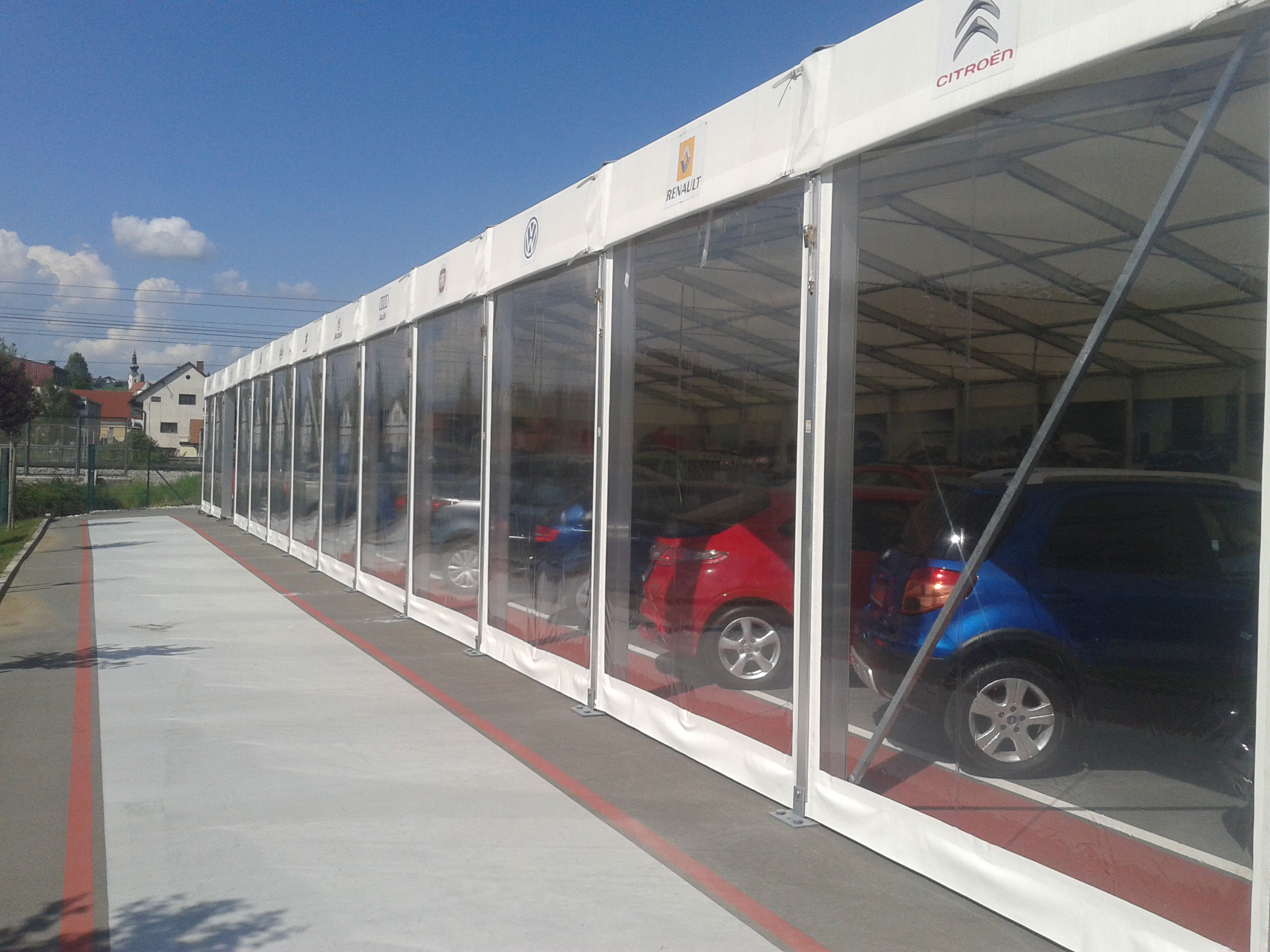 Šotori za skladišča