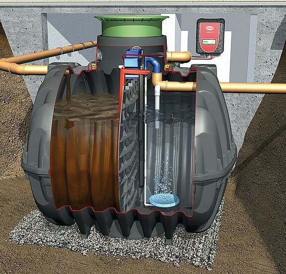 Čistilna naprava pri hiši