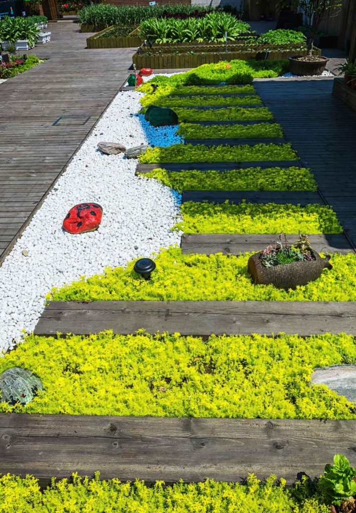 ureditev okolice dvorišča