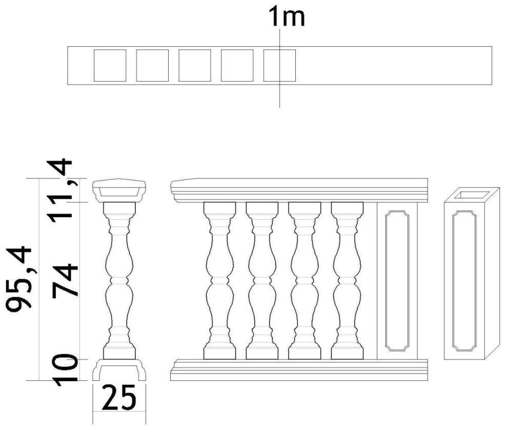 Postavitev betonske ograje