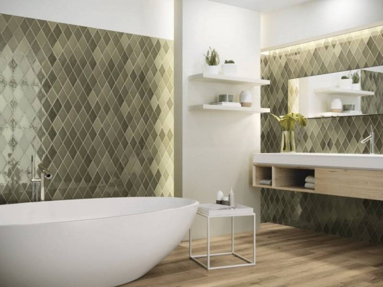 Kopalniške keramične ploščice v imitaciji lesa