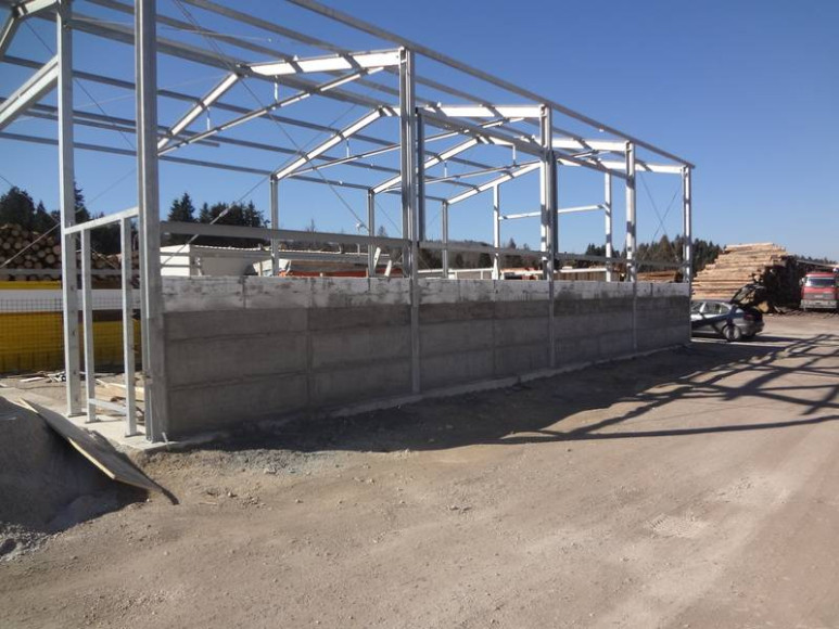 Izdelava betonske škarpe