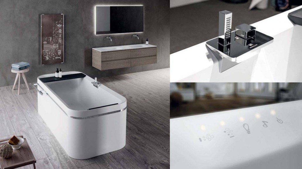 Minimalistično kopalniško pohištvo