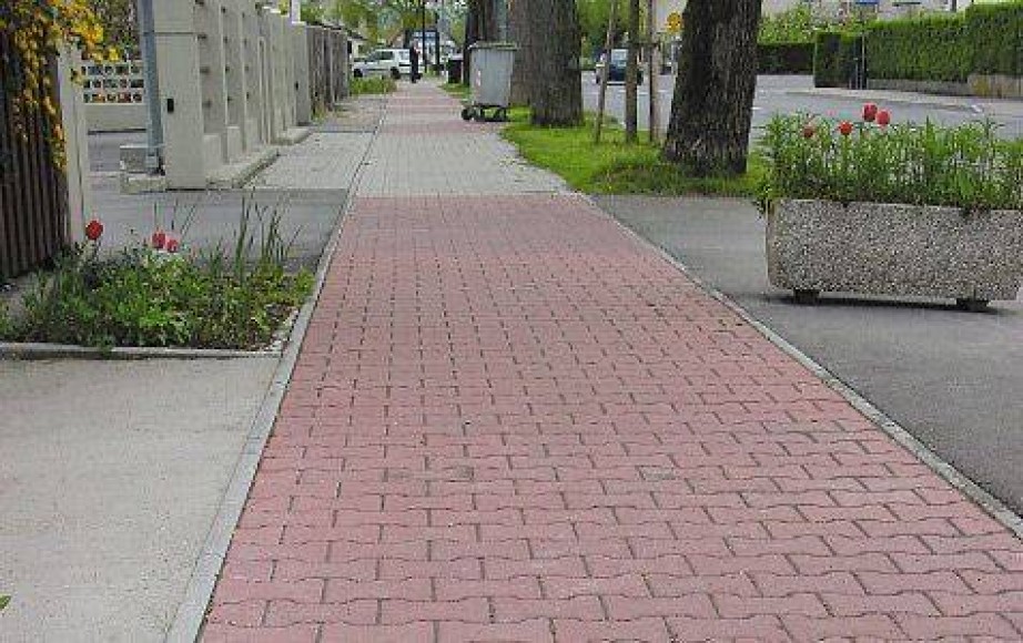 Tlakovci okoli hiše